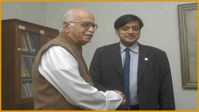 Shashi Tharur and lk Advani