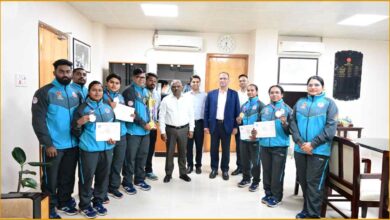 दक्षिण पूर्व मध्य रेलवे पावरलिफ्टिंग, अखिल भारतीय रेलवे पावरलिफ्टिंग चैंपियनशिप, SECR महिला पावरलिफ्टिंग टीम, देहरादून पावरलिफ्टिंग प्रतियोगिता, रेलवे स्पोर्ट्स चैंपियनशिप 2025, जे. रामलक्ष्मी स्वर्ण पदक, ममता राजक रजत, संतोषी मांझी कांस्य, रेलवे महाप्रबंधक तरुण प्रकाश, SECR स्पोर्ट्स न्यूज़