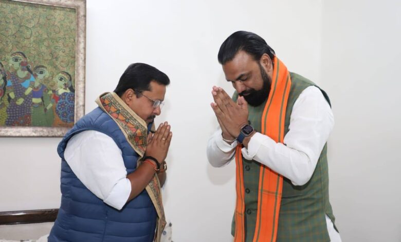 Samrat meet Nitin Navin: Bringing Nitin Navin to the national stage is an honour for the young generation of Bihar: Samrat Chaudhary