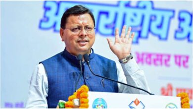 Pushkar Singh Dhami, Uttarakhand CM Dhami, CM Dhami Congress attack, ताड़ीखेत समाचार, उत्तराखंड राजनीति, जन जन की सरकार जन जन के द्वार, अवैध मजार उत्तराखंड, समान नागरिक संहिता यूसीसी, उत्तराखंड सरकार, स्पोर्ट्स लीगेसी प्लान, Uttarakhand News Hindi, BJP vs Congress Uttarakhand, मुख्यमंत्री धामी बयान, Ranikhet News