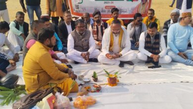 Sonbhadra news: Sadar MLA said, 'Son's soil, son's power, let us play together.