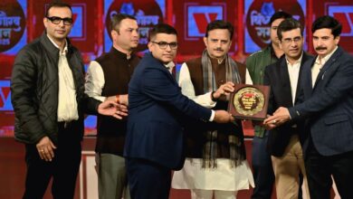 Sonbhadra news: Hindalco Mahan receives Vindhya Gaurav Samman, top management congratulates Public Relations Department on its achievement