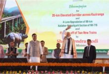 PM Modi Assam Visit, Kaziranga Elevated Corridor, काजीरंगा एलिवेटेड कॉरिडोर, Narendra Modi Kaziranga, Assam Infrastructure Project, NH-715 Kalibor Numaligarh, Kaziranga National Park News, Northeast Development, PM Modi Speech Assam