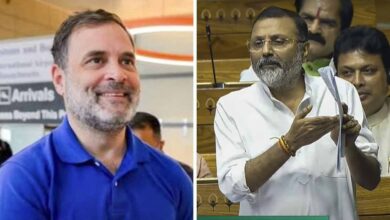 Rahul Gandhi MP Cancellation, BJP Rahul Gandhi News, निशिकांत दुबे मूल प्रस्ताव, Rahul Gandhi Substantive Motion, राहुल गांधी सांसदी रद्द, BJP Congress Political Clash, Parliament Budget Session News, Rahul Gandhi Farmers Statement