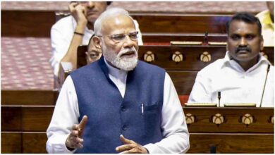 Narendra Modi Rajya Sabha farewell, Rajya Sabha retiring MPs 2026, PM Modi speech parliament, Mallikarjun Kharge statement viral, Indian parliament news, political retirement India