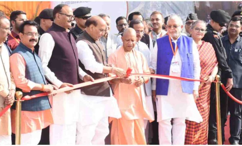 Lucknow Green Corridor project, Yogi Adityanath Lucknow development, Rajnath Singh Lucknow project, Lucknow infrastructure news, Green corridor Lucknow traffic relief, Lucknow connectivity project, Lucknow Development Authority project, Lucknow SCR development, Uttar Pradesh infrastructure news