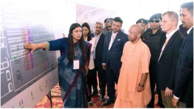 Noida International Airport, Jewar Airport inauguration, PM Modi Jewar Airport, Yogi Adityanath inspection, Noida Airport news, Jewar Airport opening date, MRO project India, UP news, Gautam Buddh Nagar news, Airport inauguration India