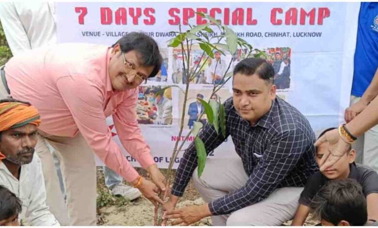 BBDU NSS Camp 2026, Lucknow NSS Special Camp, ग्रामीण विकास कार्यक्रम लखनऊ, साइबर सुरक्षा जागरूकता गांव, NSS Legal Aid Camp, BBDU News