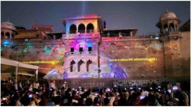 काशी विश्वनाथ लेज़र शो, वाराणसी गंगा घाट शो, Kashi Vishwanath laser show, Varanasi Ganga Aarti laser show, काशी पर्यटन आकर्षण, laser show Varanasi