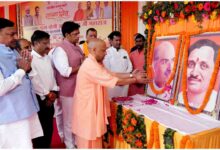 योगी आदित्यनाथ भाजपा स्थापना दिवस, BJP Foundation Day 2026, Yogi Adityanath speech Gorakhpur, Narendra Modi leadership India, BJP workers nation first, Jan Sangh history India