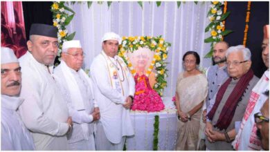 पीसी जोशी श्रद्धांजलि सभा, Rita Bahuguna Joshi husband, लखनऊ भजन संध्या, पीसी जोशी समाचार, Vishvesvaraya Auditorium Lucknow