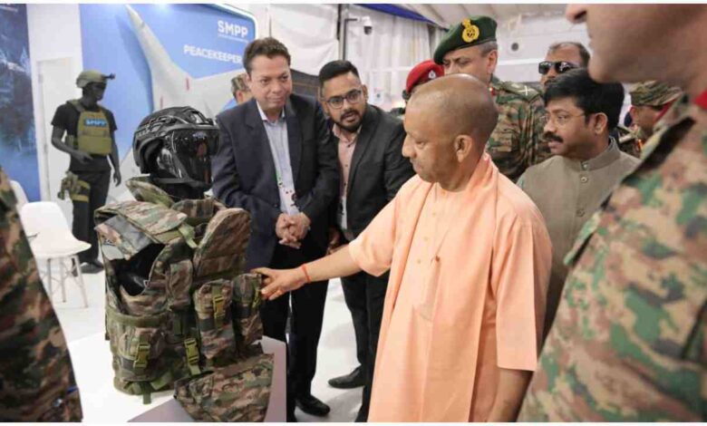 योगी आदित्यनाथ बयान, नॉर्थ टेक सिम्पोजियम 2026, यूपी डिफेंस कॉरिडोर, आधुनिक युद्ध साइबर स्पेस, Nation First योगी