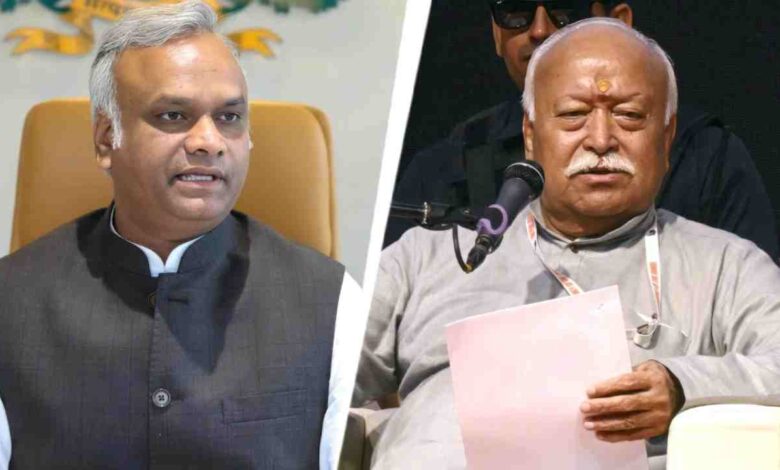 RSS Legal Status, RSS Registration Demand, Mohan Bhagwat Letter, RSS Tax Transparency, Priyank Kharge News, RSS Funding Sources, RSS, Priyank Kharge, Mohan Bhagwat, RSS Funding, RSS Tax, RSS Legal Status, Karnataka News, Political News, RSS Registration, Congress vs RSS