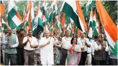 रेल मंत्री अश्विनी वैष्णव, तिरंगा रैली, रेल भवन तिरंगा रैली, Har Ghar Tiranga 2026, हर घर तिरंगा, भारतीय रेलवे, Indian Railways, वंदे मातरम 150 साल, स्वतंत्रता दिवस 2026, सतीश कुमार रेलवे बोर्ड, रेल भवन कार्यक्रम, Independence Day 2026
