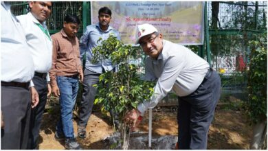 उत्तर रेलवे वृक्षारोपण अभियान, NRPOA, चाणक्यपुरी इको पार्क, उत्तर रेलवे, Rajesh Kumar Pandey, रेलवे वृक्षारोपण अभियान, पर्यावरण संरक्षण, रेलवे हरित अभियान
