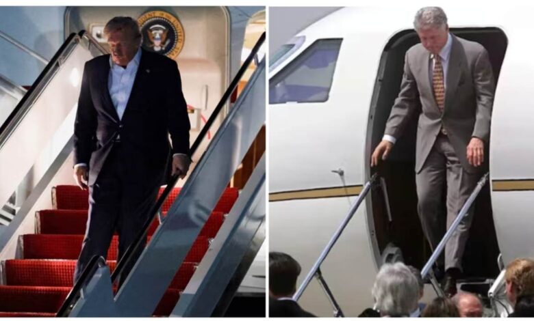Donald Trump secret plane switch, Trump Turkey plane switch, Bill Clinton decoy plane 2000, Clinton Pakistan visit 2000, Trump Iran threat, Trump secret flight, Air Force One decoy, US President security, al Qaeda threat Clinton, Clinton Pakistan decoy flight, डोनाल्ड ट्रंप सीक्रेट फ्लाइट, बिल क्लिंटन डिकॉय प्लेन, क्लिंटन पाकिस्तान दौरा 2000, ट्रंप तुर्की विमान बदलाव