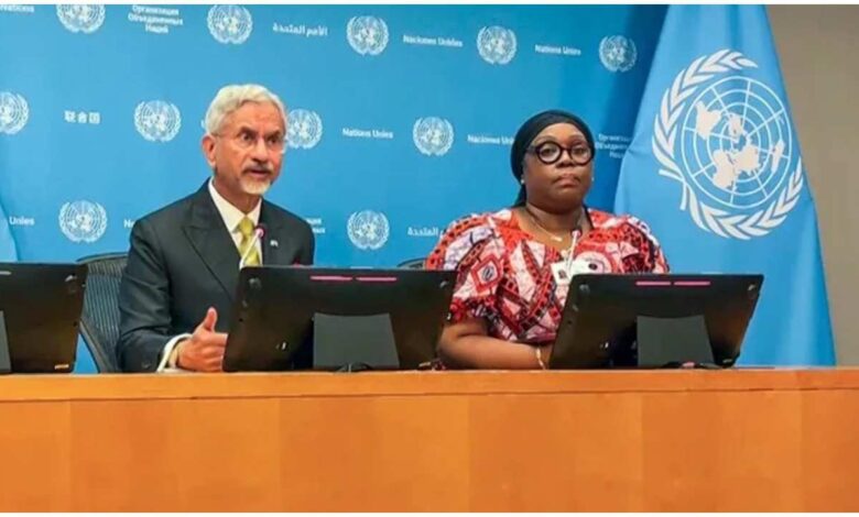 S Jaishankar UNGA 2026, जयशंकर का पाकिस्तानी पत्रकार को जवाब, Jaishankar Pakistan reporter, UN General Assembly 2026, जयशंकर UNGA भाषण, भारत पाकिस्तान आतंकवाद, जयशंकर आतंकवाद बयान, Pakistan reporter at UNGA, S Jaishankar New York, भारत का सीमा पार आतंकवाद पर रुख, S Jaishankar, Jaishankar UNGA, UNGA 2026, Pakistan Reporter, India Pakistan, Terrorism, Jaishankar News, United Nations, Pahalgam Terror Attack, Operation Sindoor