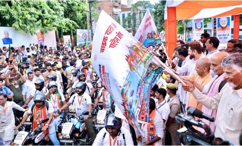 प्रधानमंत्री नरेंद्र मोदी 76वां जन्मदिन, पीएम मोदी जन्मदिन, सेवा संकल्प अभियान, काशी से वडनगर बाइक यात्रा, नरेंद्र मोदी जन्मदिन 2026, वाराणसी सेवा संकल्प अभियान, मोदी 76th Birthday, राजनाथ सिंह, योगी आदित्यनाथ, काशी वडनगर यात्रा, आशीर्वाद का दीया