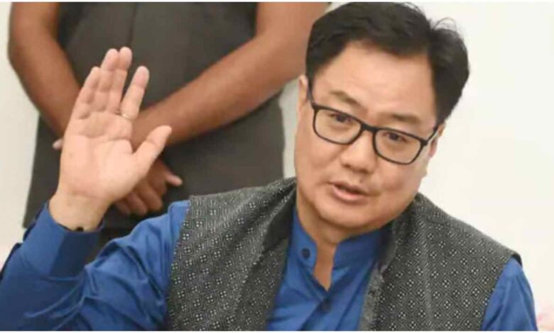 किरेन रिजिजू रिजीम चेंज बयान, भारत बांग्लादेश नहीं है, Regime Change Controversy, किरेन रिजिजू का विपक्ष पर हमला, BJP vs Congress, SIR विरोध प्रदर्शन, पी चिदंबरम रिजीम चेंज बयान, राजनाथ सिंह का कांग्रेस पर हमला