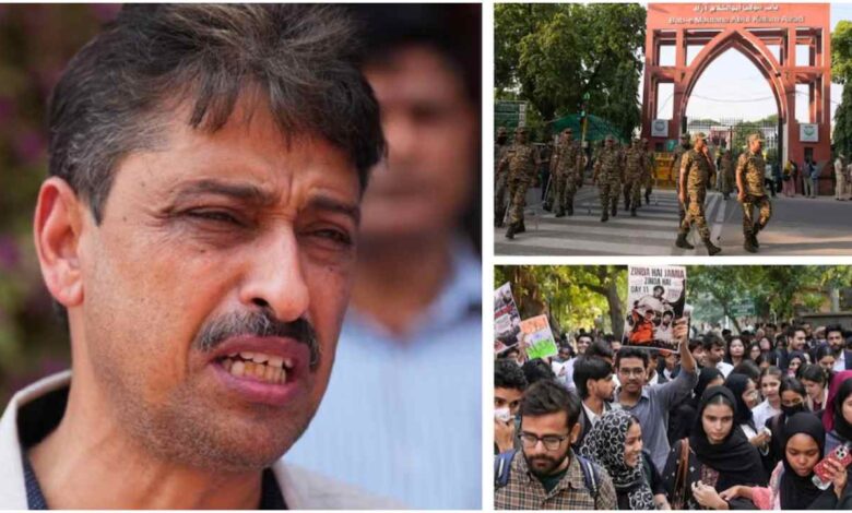 जामिया यूनिवर्सिटी न्यूज, इमरान मसूद हिरासत में, मोहिबुल्लाह नदवी हिरासत में, जामिया छात्र संघ चुनाव, Jamia Protest Today, Jamia Millia Islamia News, Delhi Police, जामिया प्रदर्शन ताजा खबर, छात्र संघ चुनाव बहाली, Jamia Millia Islamia, Jamia Protest, Imran Masood, Mohibullah Nadvi, Delhi News, Student Union Election, Delhi Police, Breaking News